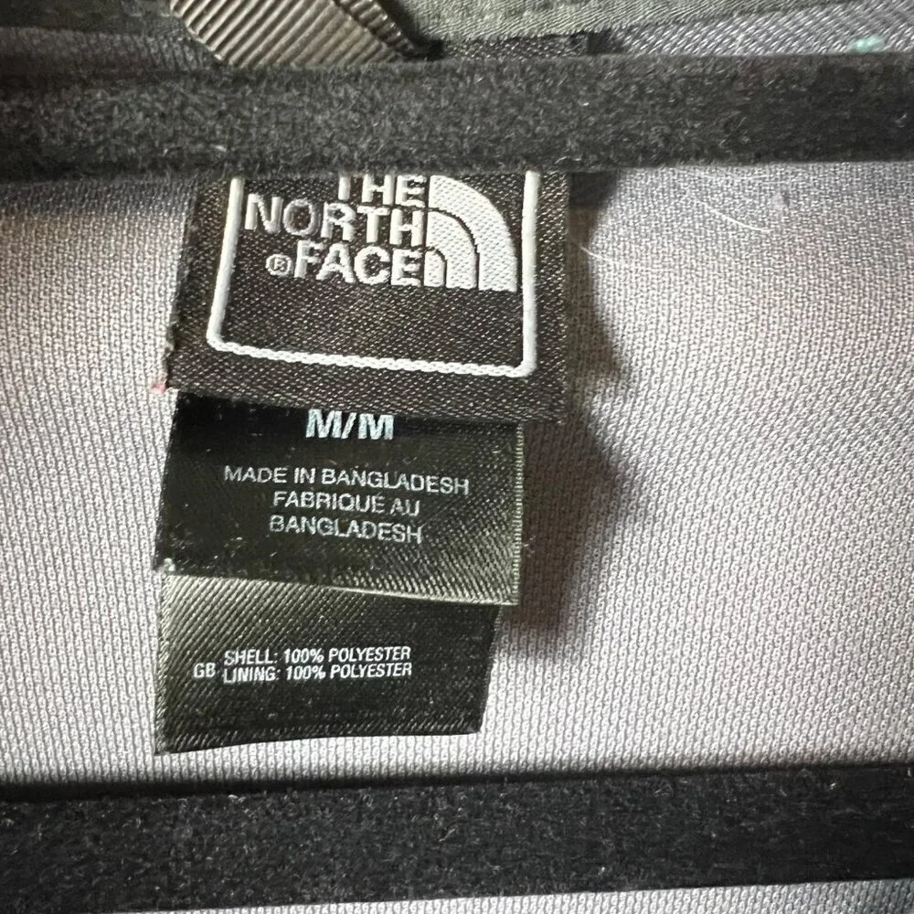 The north face windstopper black zip up jacket men's size medium‎